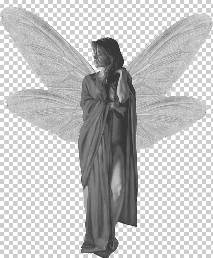 Statue Fairy Figurine Angel M PNG, Clipart, Angel, Angel M, Artwork, Black And White, Fairy Free PNG Download