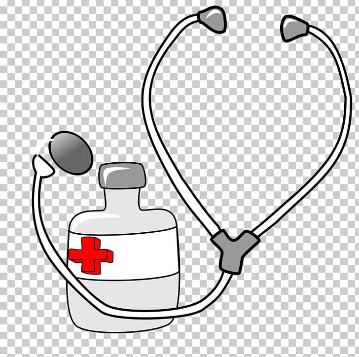 Stethoscope Medicine PNG, Clipart, Area, Black And White, Circle, Communication, Doctors Kit Cliparts Free PNG Download