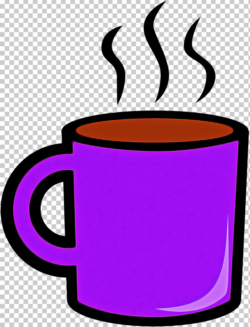 Coffee Cup PNG, Clipart, Coffee Cup, Cup, Drinkware, Line, Purple Free PNG Download