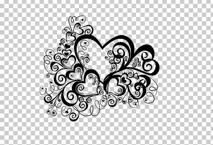 Ornament Heart PNG, Clipart, Art, Black And White, Butterfly, Circle, Decorative Arts Free PNG Download