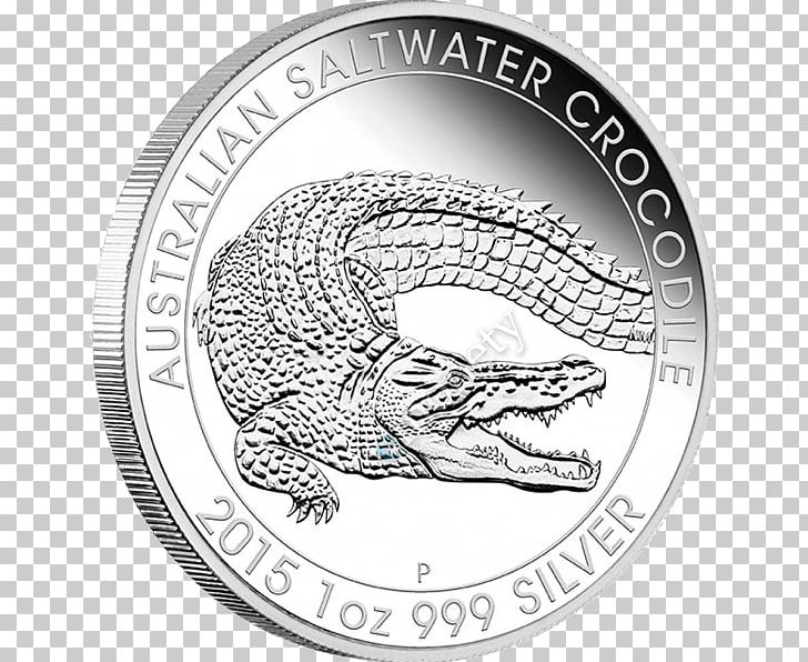 Perth Mint Saltwater Crocodile Proof Coinage PNG, Clipart, Australia, Black And White, Brand, Bullion, Bullion Coin Free PNG Download