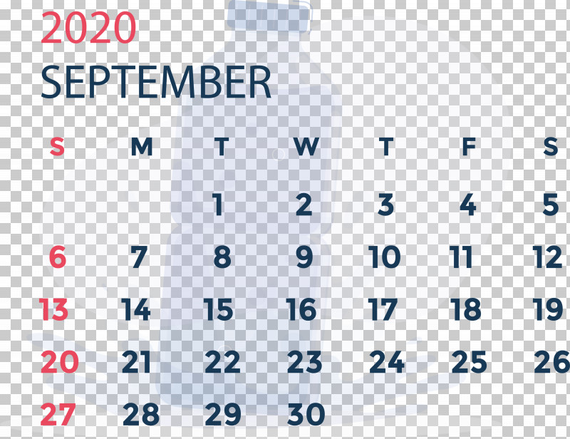 September 2020 Calendar September 2020 Printable Calendar PNG, Clipart, Angle, Area, Calendar System, Line, Meter Free PNG Download
