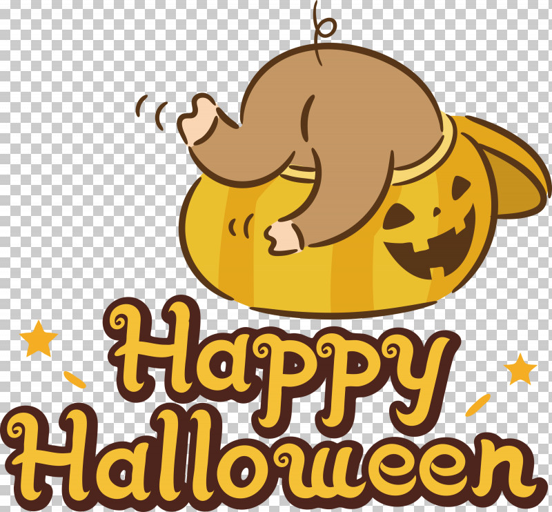 Happy Halloween PNG, Clipart, Cartoon, Happiness, Happy Halloween, Line, Logo Free PNG Download