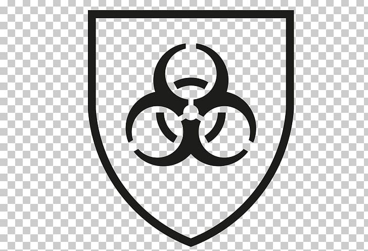 Biological Hazard Sign Symbol Decal Sticker PNG, Clipart, Area, Biological Hazard, Biology, Black And White, Circle Free PNG Download