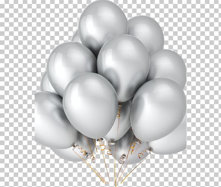 Balloon Metallic Color Silver Birthday Party PNG, Clipart, Balloon, Balon, Birthday, Flower Bouquet, Gas Balloon Free PNG Download
