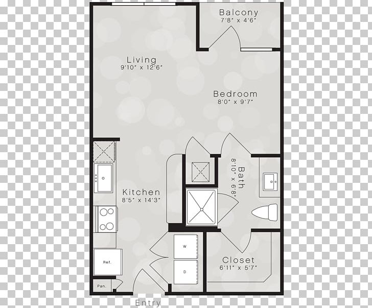 Floor Plan Elan City Lights Apartments House Plan PNG, Clipart, Angle, Apartment, Architecture, Area, Black And White Free PNG Download