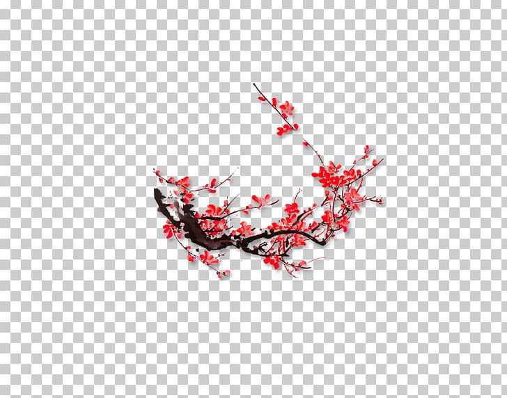 Plum Blossom Paper Ink Wash Painting Chinese Painting PNG, Clipart, Branch, Chinoiserie, Download, Flower, Flower Bouquet Free PNG Download