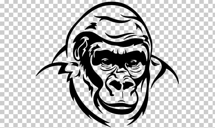 Gorilla Ape PNG, Clipart, Animals, Ape, Art, Artwork, Black Free PNG Download