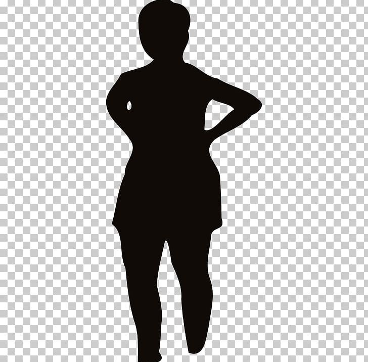 Silhouette Woman PNG, Clipart, Black, Black And White, Download, Drawing, Fat Free PNG Download