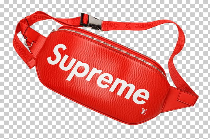Supreme T-shirt Logo Sticker Streetwear PNG, Clipart, Bag, Brand, Bum Bags, Clothing, Fashion Accessory Free PNG Download