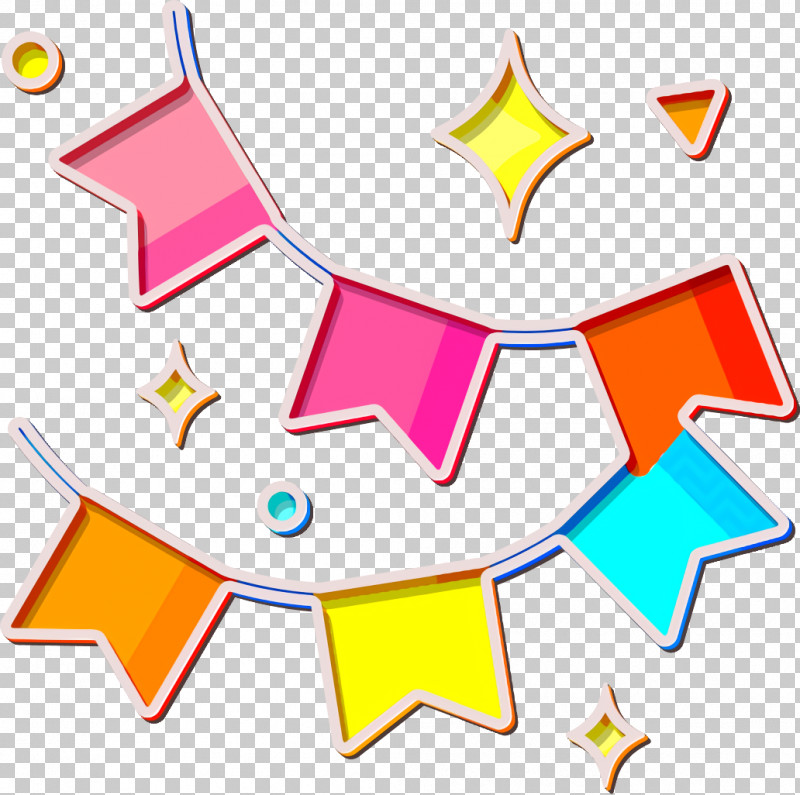 Party  Celebration Icon Flags Icon Garland Icon PNG, Clipart, Flags Icon, Garland Icon, Geometry, Line, Mathematics Free PNG Download