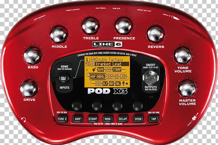 Guitar Amplifier Pod Line 6 Effects Processors & Pedals PNG, Clipart, Amp Equalizer, Bass Amplifier, Bass Guitar, Effects Processors Pedals, Electric Guitar Free PNG Download