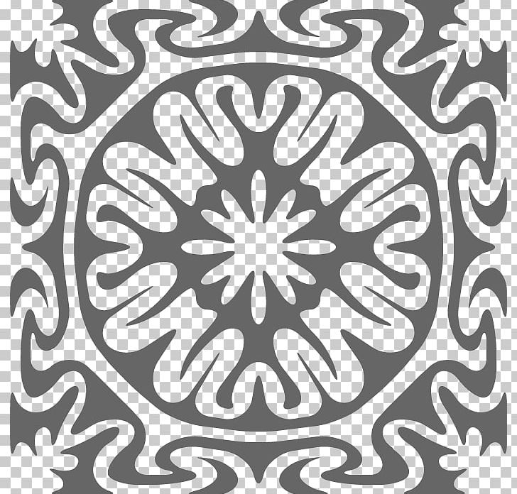 Kaleidoscope Coloring Pages Free Printable Downloa PNG, Clipart, Area, Black, Black And White, Black M, Circle Free PNG Download