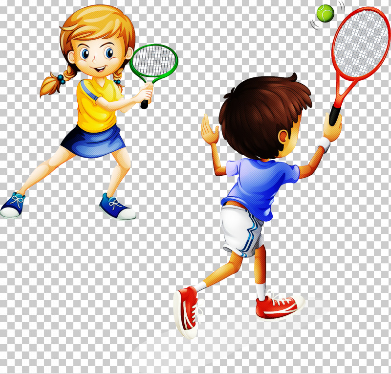 Tennis Ball PNG, Clipart, Cartoon, Play, Playing Sports, Racket, Tennis  Free PNG Download