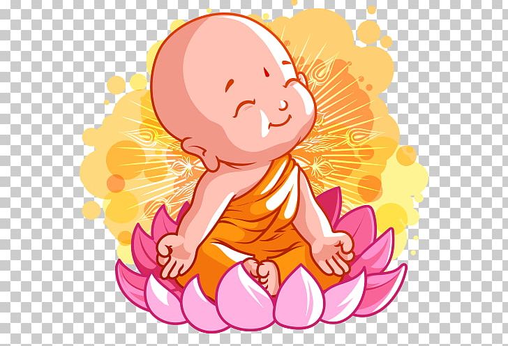 Cartoon Bhikkhu Monk Illustration PNG, Clipart, Baby, Bhikkhu, Buddharupa, Cartoon, Cartoon Character Free PNG Download