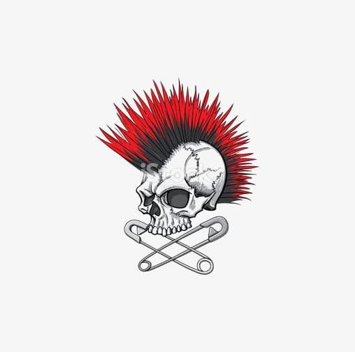 Punk Skull PNG, Clipart, Art, Art Punk, Bone, Brand, Cartoon Free PNG Download