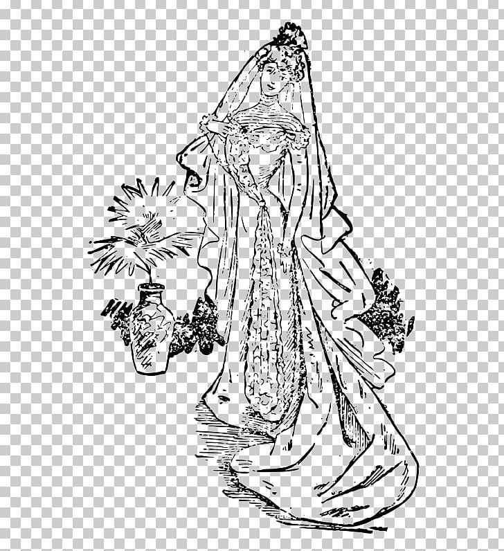 Wedding Dress Evening Gown PNG, Clipart, Artwork, Black, Bride, Evening Gown, Fashion Design Free PNG Download