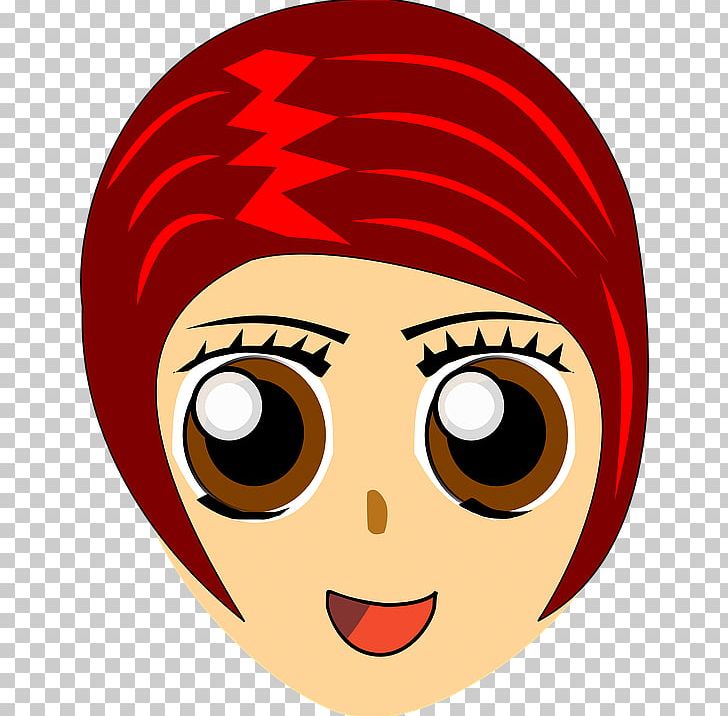 Red Hair Woman PNG, Clipart, Black Hair, Cheek, Color, Emoticon, Emotion Free PNG Download