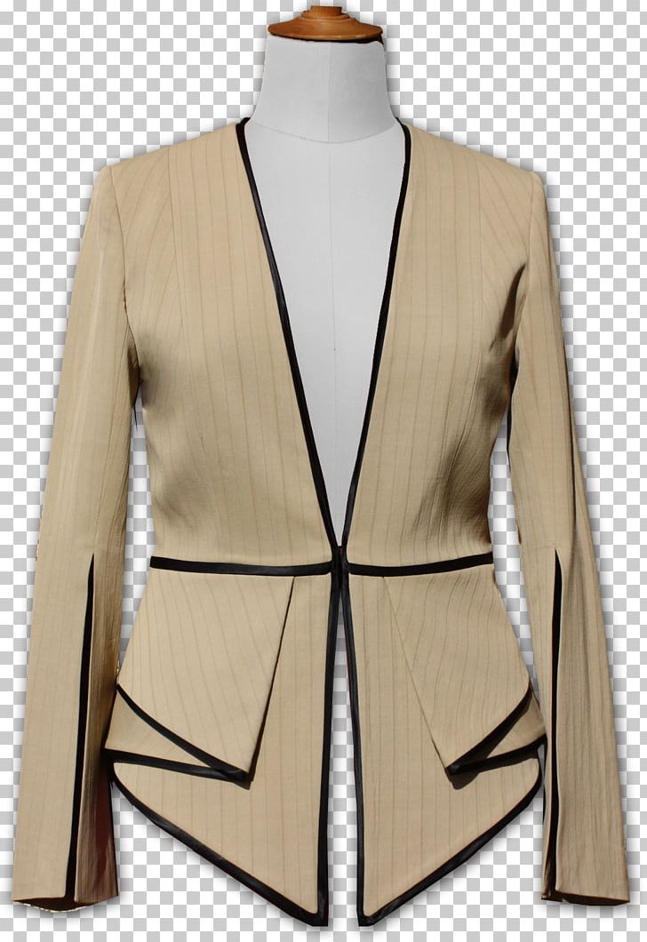 Blazer Jacket Sleeve Peplum Dress PNG, Clipart, Beige, Blazer, Clothes Hanger, Clothing, Dress Free PNG Download