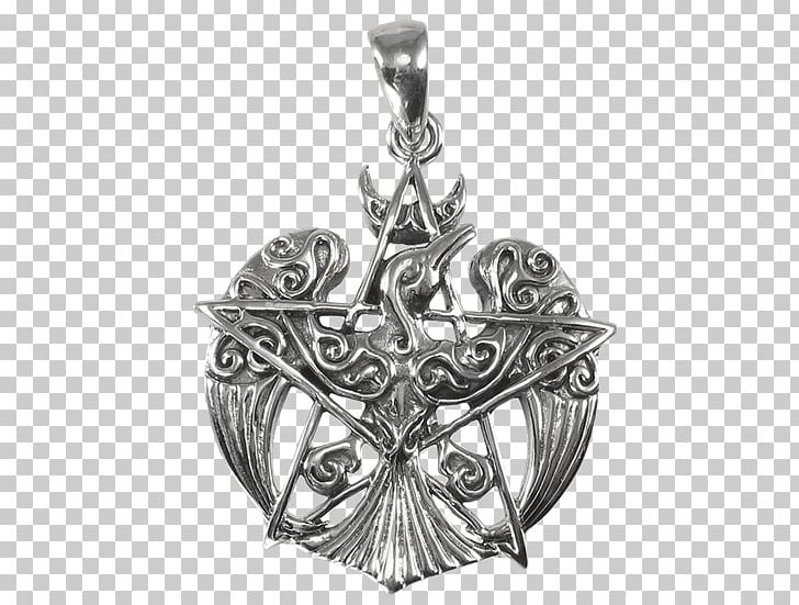 Locket Charms & Pendants Wicca Sterling Silver Pentagram PNG, Clipart, Amulet, Black And White, Body Jewelry, Bracelet, Chain Free PNG Download