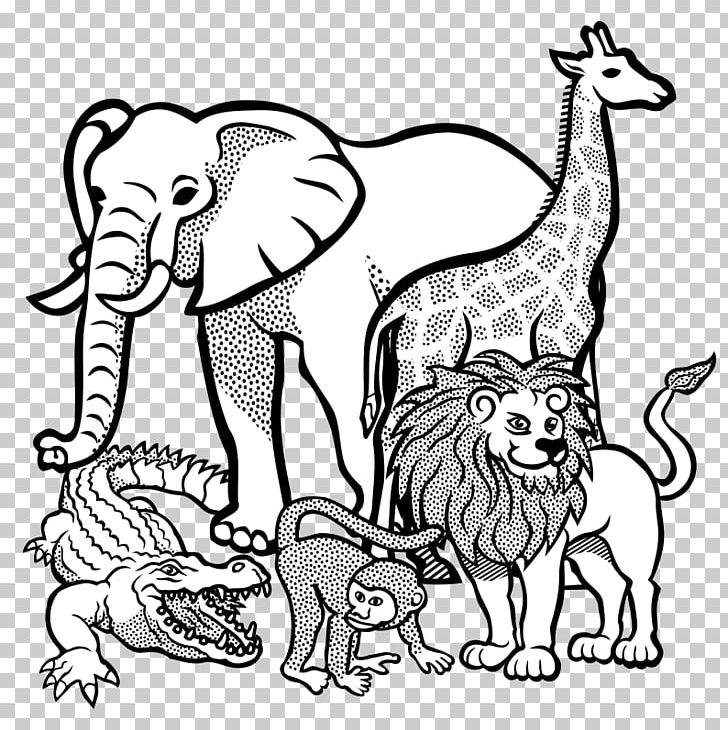 Lionhead Rabbit Giraffe African Elephant Cat PNG, Clipart, Animal, Animals, Area, Art, Black And White Free PNG Download