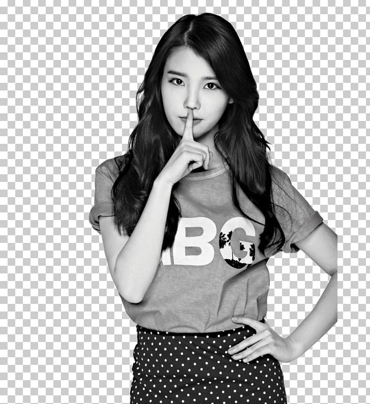 IU South Korea Actor K-pop Singer-songwriter PNG, Clipart, Arm, Beauty, Black And White, Black Hair, Blouse Free PNG Download