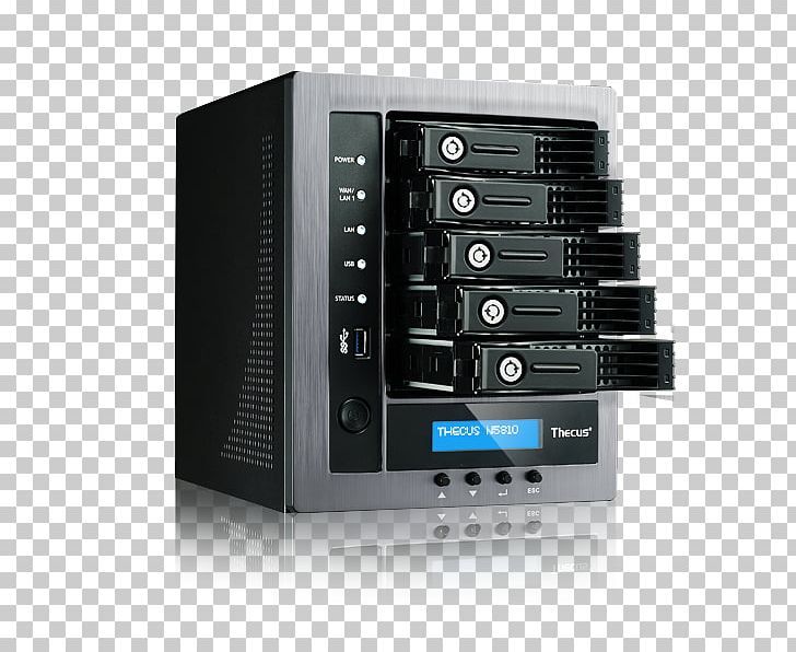 Network Attached Storage N5810PRO Thecus Network Storage Systems Network Attached Storage N2810PRO Hard Drives PNG, Clipart, Audio Receiver, Celeron, Computer, Computer Case, Computer Component Free PNG Download