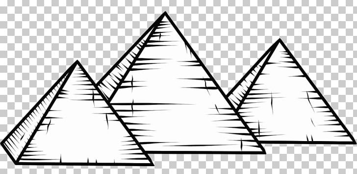 Ancient Egyptian Pyramids. Linear Thin Line Illustration. Stock Photo,  Picture And Royalty Free Image. Image 72085344.