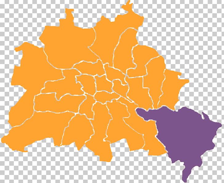 Charlottenburg-Wilmersdorf West Berlin PNG, Clipart, Berlin, Charlottenburgwilmersdorf, Germany, Map, Orange Free PNG Download