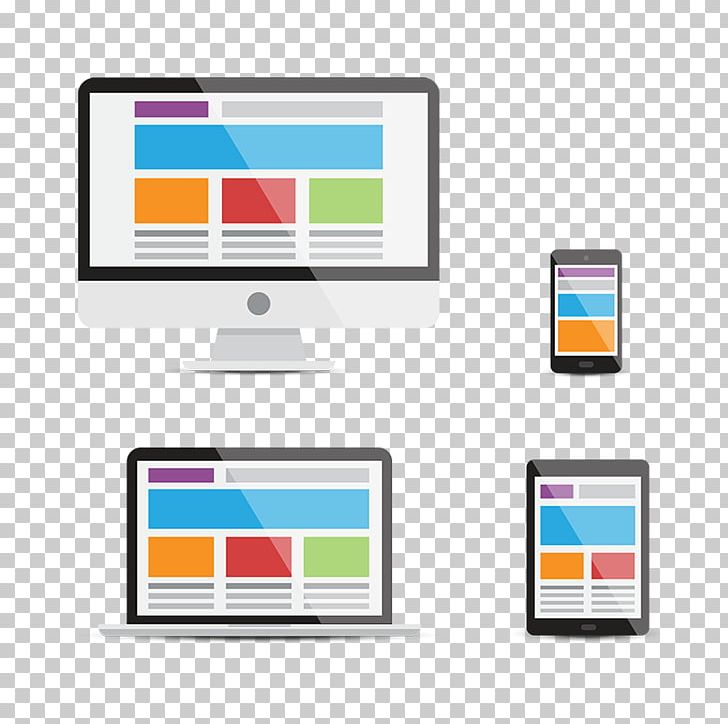 Responsive Web Design Digital Marketing Flat Design PNG, Clipart, Banner, Black, Blue, Business, Computer Free PNG Download