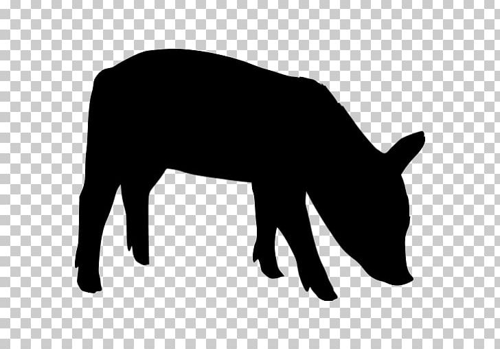 Sticker Cattle Domestic Pig Silhouette PNG, Clipart, Animals, Applique, Black, Black And White, Bumper Sticker Free PNG Download