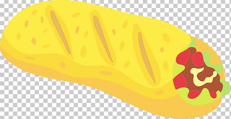 Yellow Shoe Fruit PNG, Clipart, Fruit, Mexican Food, Paint, Shoe, Watercolor Free PNG Download