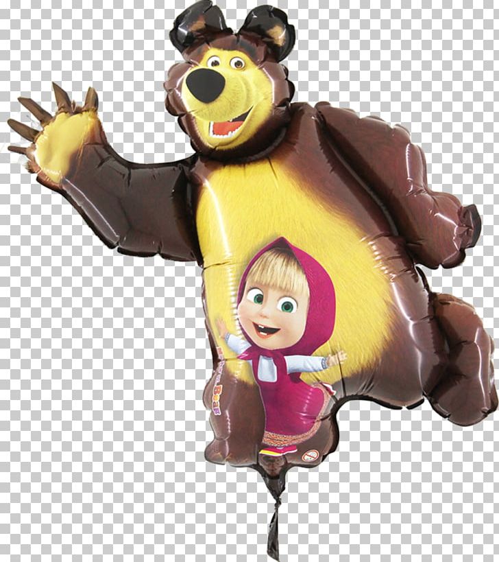 Masha Bear Toy Balloon Party PNG, Clipart, Animals, Balloon, Bear, Birthday, Bopet Free PNG Download