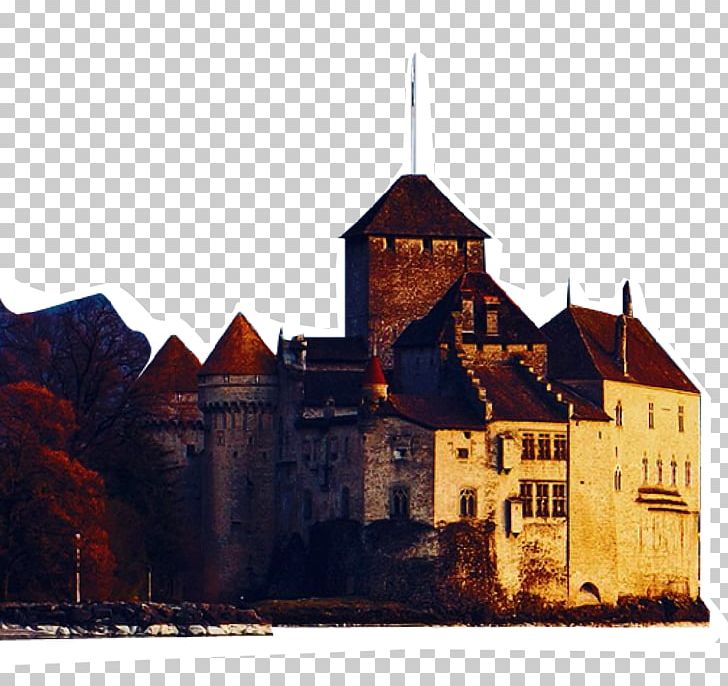 Chillon Castle Lake Geneva Montreux Hotel PNG, Clipart, Alps, Building, Castle, Chillon Castle, City Landscape Free PNG Download