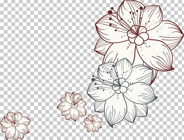 Designer Bud Cut Flowers PNG, Clipart, Art, Black And White, Bud, Christmas Decoration, Decor Free PNG Download