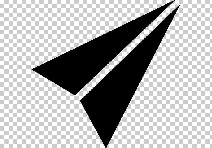 Paper Plane Airplane Computer Icons ICON A5 PNG, Clipart, Airplane, Angle, Arrow, Black, Black And White Free PNG Download