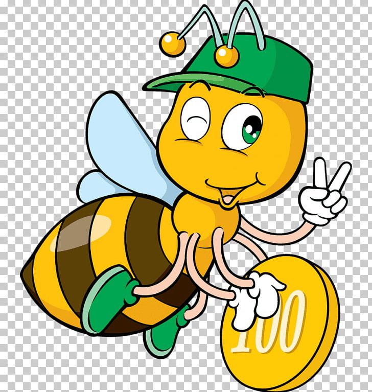 Insect Honey Bee Cartoon PNG, Clipart, Apidae, Artwork, Bee, Cartoon, Download Free PNG Download