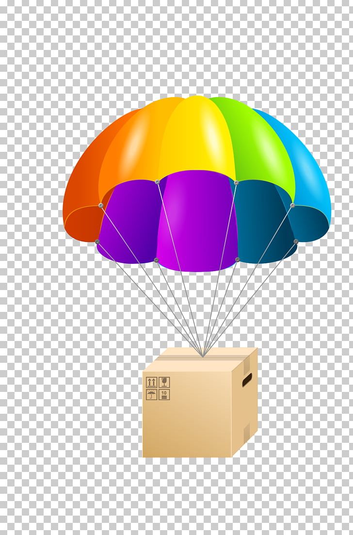 Parachute Stock Illustration PNG, Clipart, Box, Cardboard Box, Cartoon Parachute, Color, Color Parachute Free PNG Download