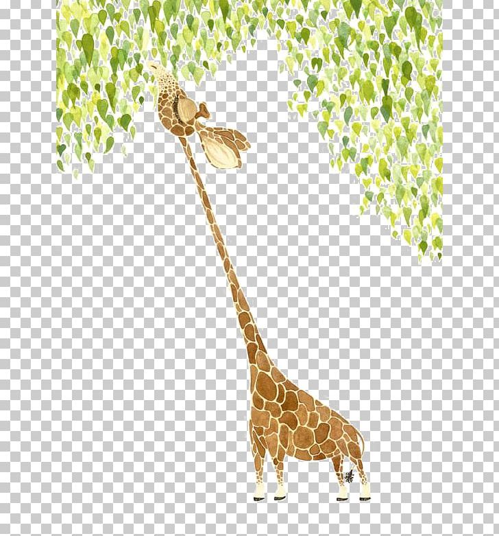 Giraffe Watercolor Painting Illustrator Art Illustration PNG, Clipart, Animal, Animals, Cartoon, Cartoon Giraffe, Drawing Free PNG Download