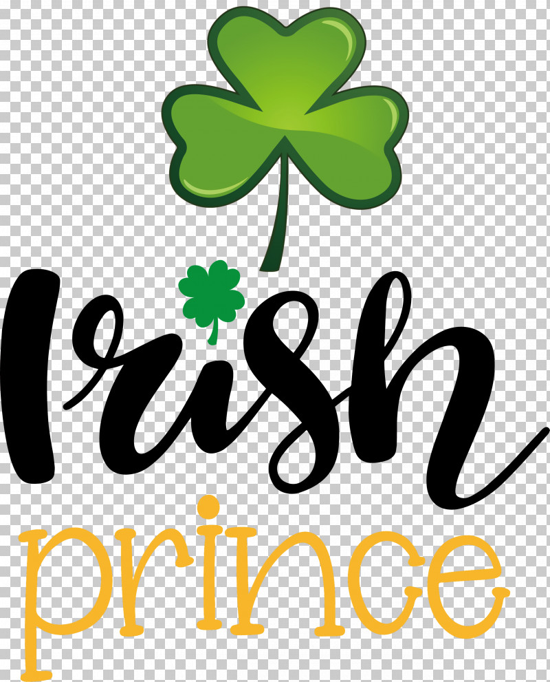 Saint Patrick Patricks Day Irish Prince PNG, Clipart, Clover, Flower, Green, Leaf, Logo Free PNG Download