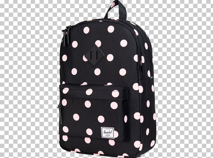 Polka Dot Bag Herschel Supply Co. Heritage Backpack PNG, Clipart, Accessories, Backpack, Bag, Black, Child Free PNG Download