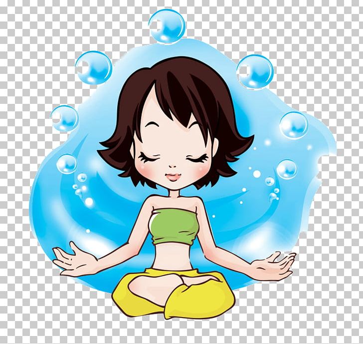 Yoga Cartoon Yogi PNG, Clipart, Art, Blue, Boy, Cartoon, Child Free PNG Download