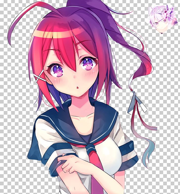 Kantai Collection YouTube Anime Rendering PNG, Clipart, Art, Artwork, Black Hair, Brown Hair, Cartoon Free PNG Download