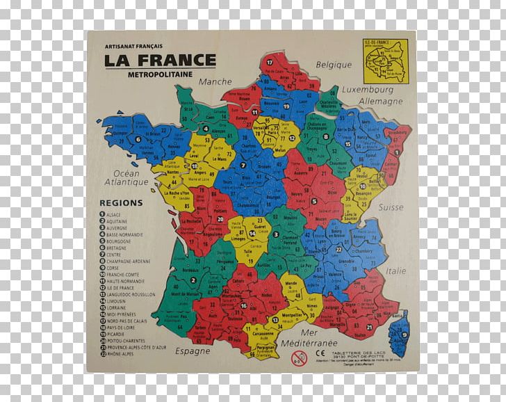 Jigsaw Puzzles Map Departments Of France Regions Of France Toy PNG, Clipart, Atlas, Departments Of France, France, French, Game Free PNG Download