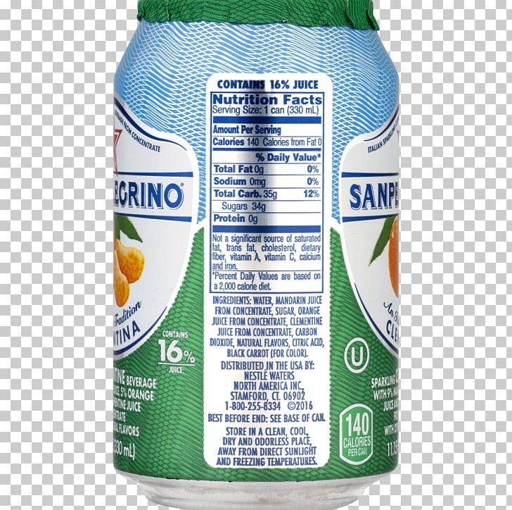 Orange Juice Carbonated Water S.Pellegrino Clementine PNG, Clipart, Aluminum Can, Beverages, Carbonated Water, Clementine, Concentrate Free PNG Download
