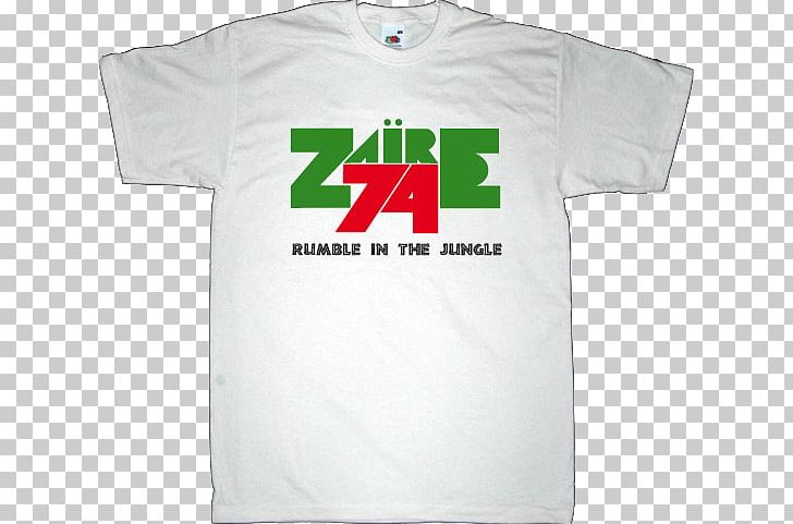 T-shirt Zaire 74 Logo Sleeve PNG, Clipart, Active Shirt, Brand, Clothing, Flag, Green Free PNG Download