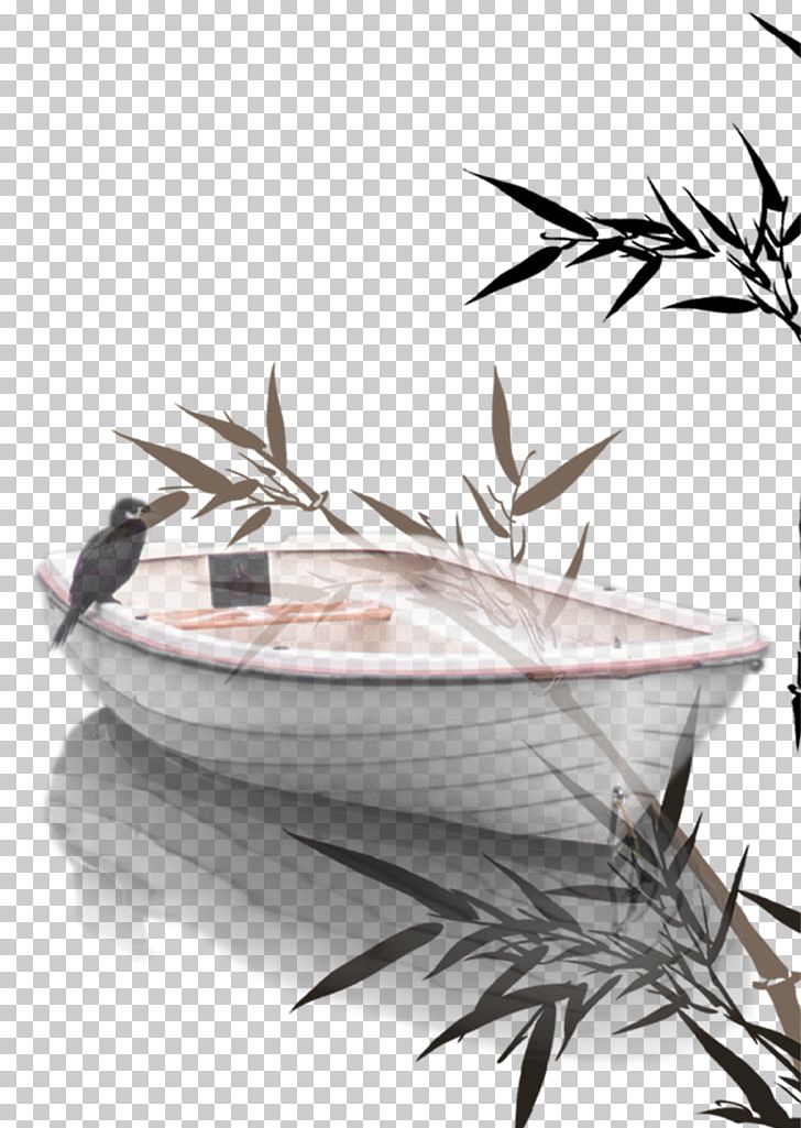 Watercraft Bamboo Illustration PNG, Clipart, Black And White, Craft, Ferry, Free, Free Png Free PNG Download