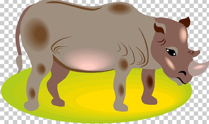 Pig Rhinoceros PNG, Clipart, Animal, Art, Carnivoran, Cartoon, Cattle Like Mammal Free PNG Download