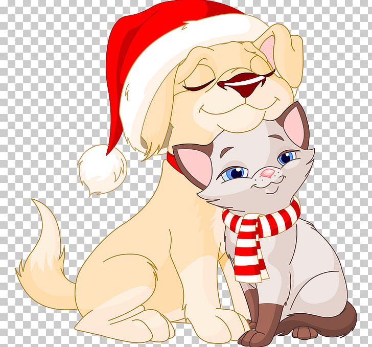 Kitten Christmas Card Cat PNG, Clipart, Animals, Art, Carnivoran, Cat Like Mammal, Christmas Decoration Free PNG Download