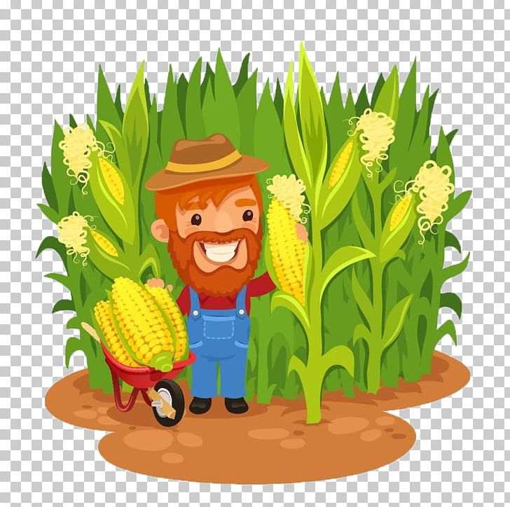 Maize Farmer Field Corn PNG, Clipart, Agriculture, Art, Cartoon, Cartoon Character, Cartoon Eyes Free PNG Download